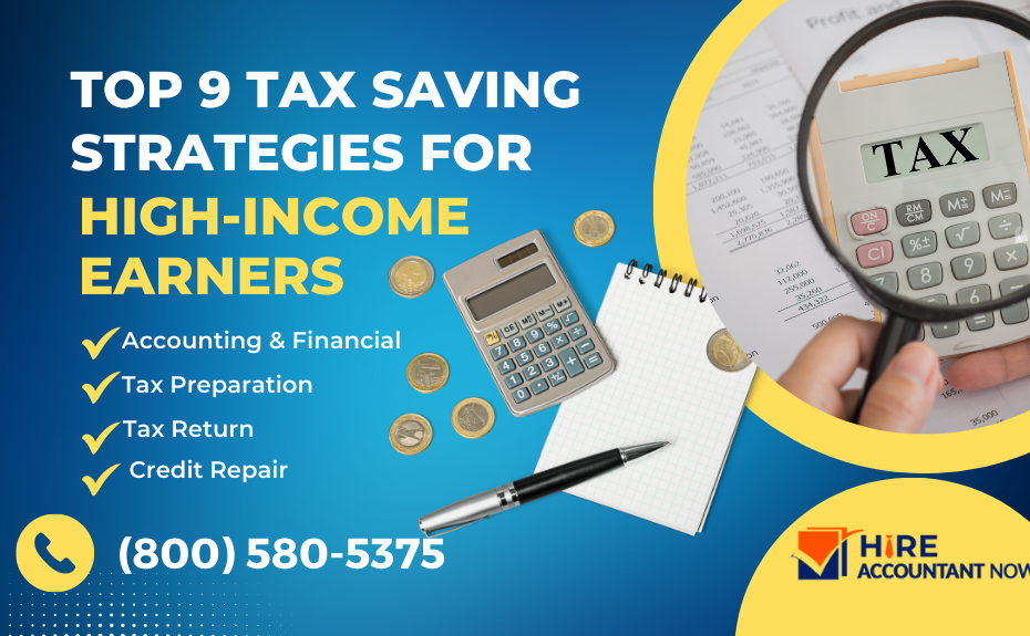 Tax Saving Strategies for High Income Earners